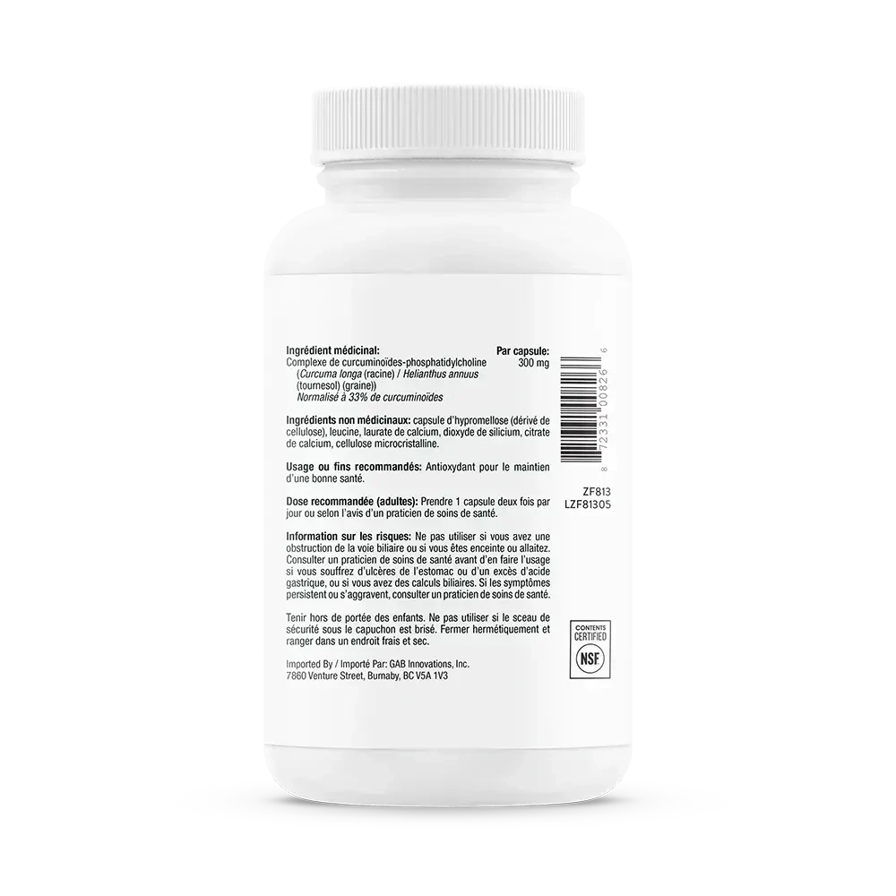 Product image for Curcumin Phytosome 300mg.