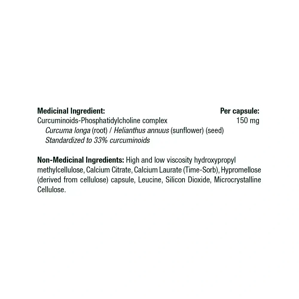 Product image for Curcumin Phytosome (Sustained Release).