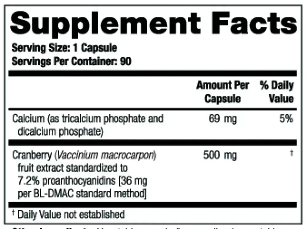 Product image for TheraCran One Capsules (90 day supply).