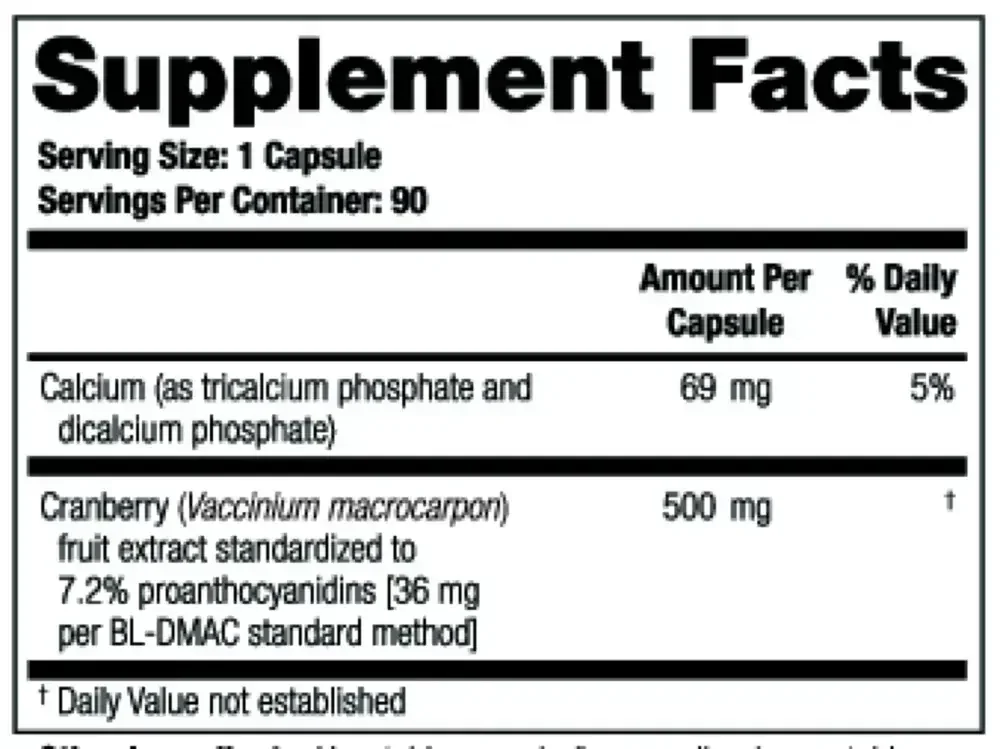 Product image for TheraCran One Capsules (90 day supply).