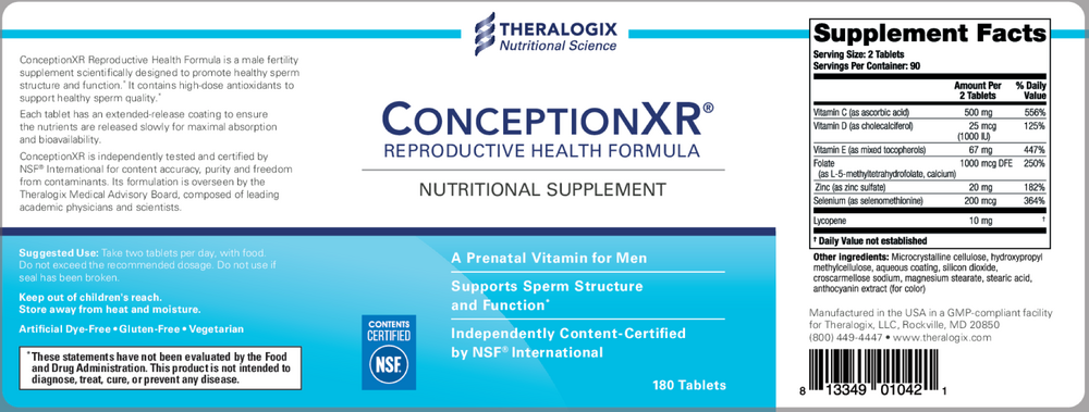 Product image for ConceptionXR® Reproductive Health Formula (90 day supply).