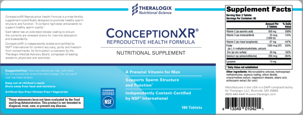 Product image for ConceptionXR® Reproductive Health Formula (90 day supply).