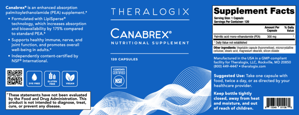 Product image for Canabrex® Endocannabinoid Supplement (60 day supply).