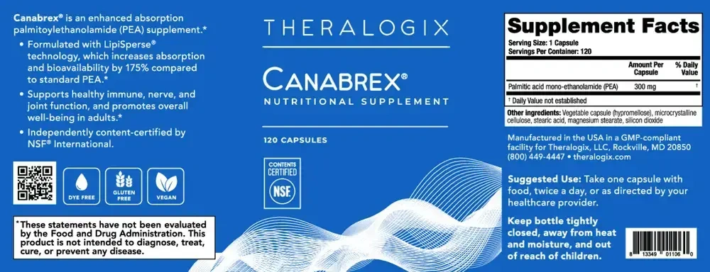 Product image for Canabrex® Endocannabinoid Supplement (60 day supply).