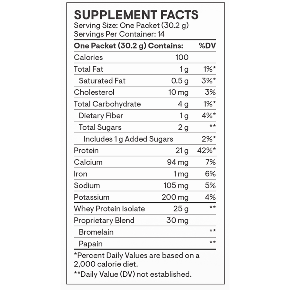 Product image for Whey Protein Isolate Chocolate Flavored.