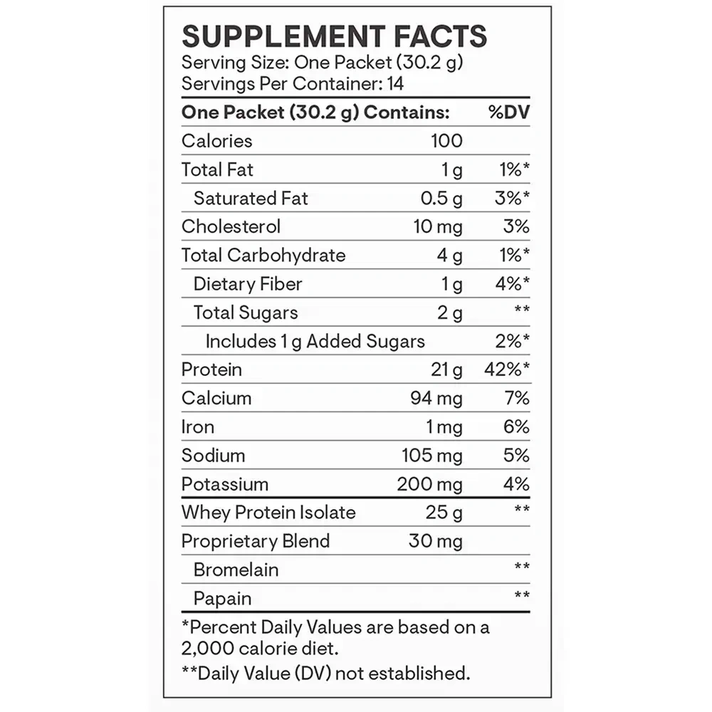 Product image for Whey Protein Isolate Chocolate Flavored.