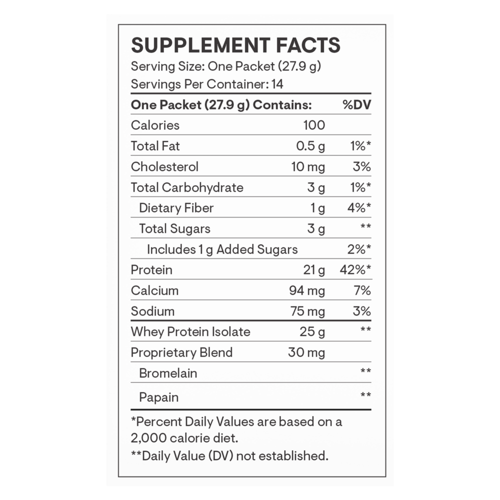 Product image for Whey Protein Isolate Vanilla Flavored.