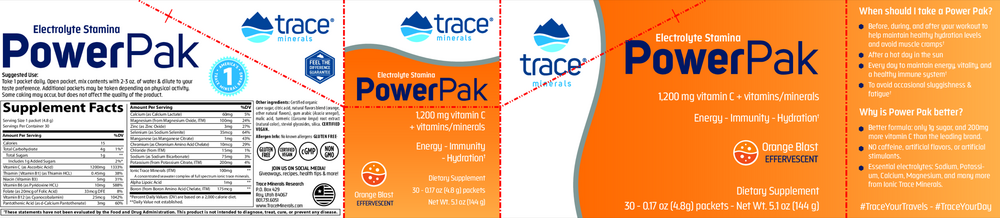 Product image for Electrolyte Stamina Power Pak - Non-GMO Orange Blast.