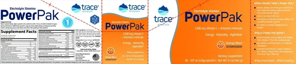 Product image for Electrolyte Stamina Power Pak - Non-GMO Orange Blast.