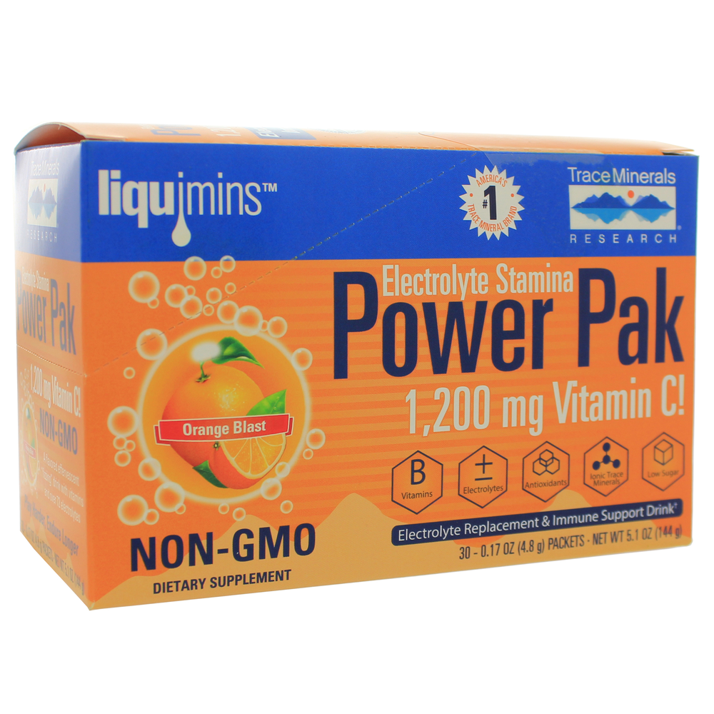 Product image for Electrolyte Stamina Power Pak - Non-GMO Orange Blast.
