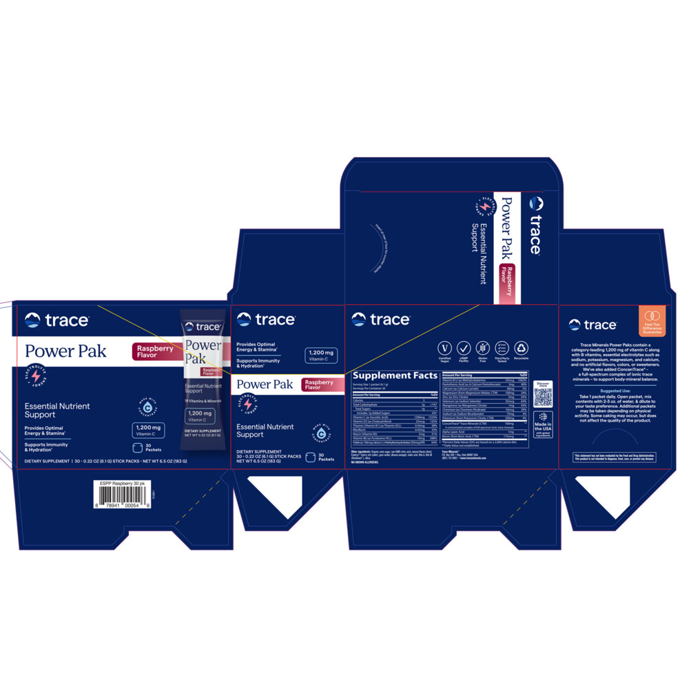 Product image for Electrolyte Stamina Power Pak - Raspberry.