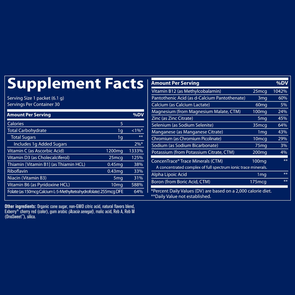 Product image for Electrolyte Stamina Power Pak - Raspberry.