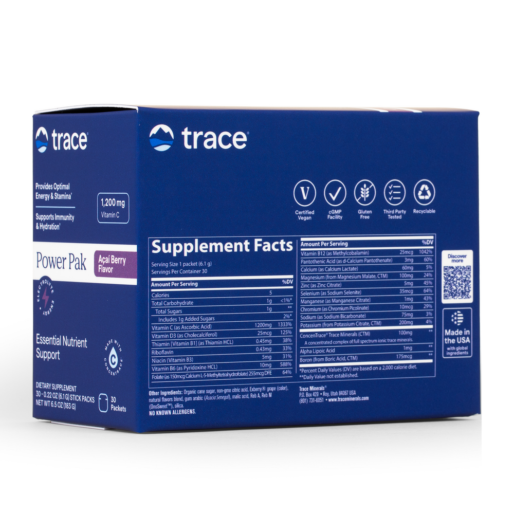 Product image for Electrolyte Stamina Power Pak - Acai Berry.