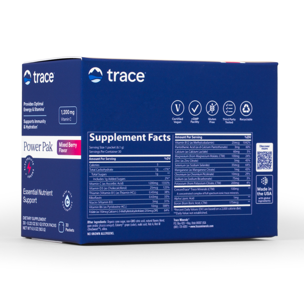 Product image for Electrolyte Stamina Power Pak - Mixed Berry.