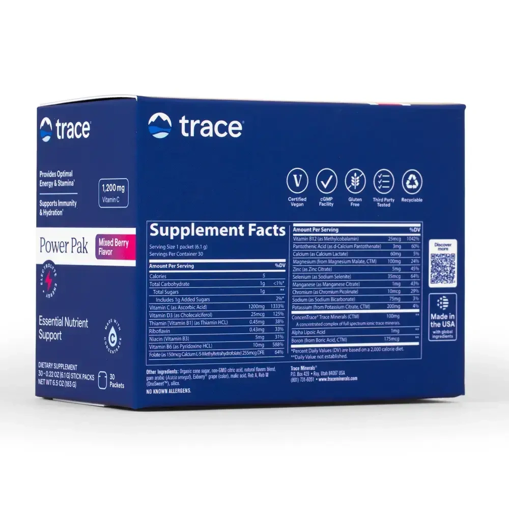 Product image for Electrolyte Stamina Power Pak - Mixed Berry.