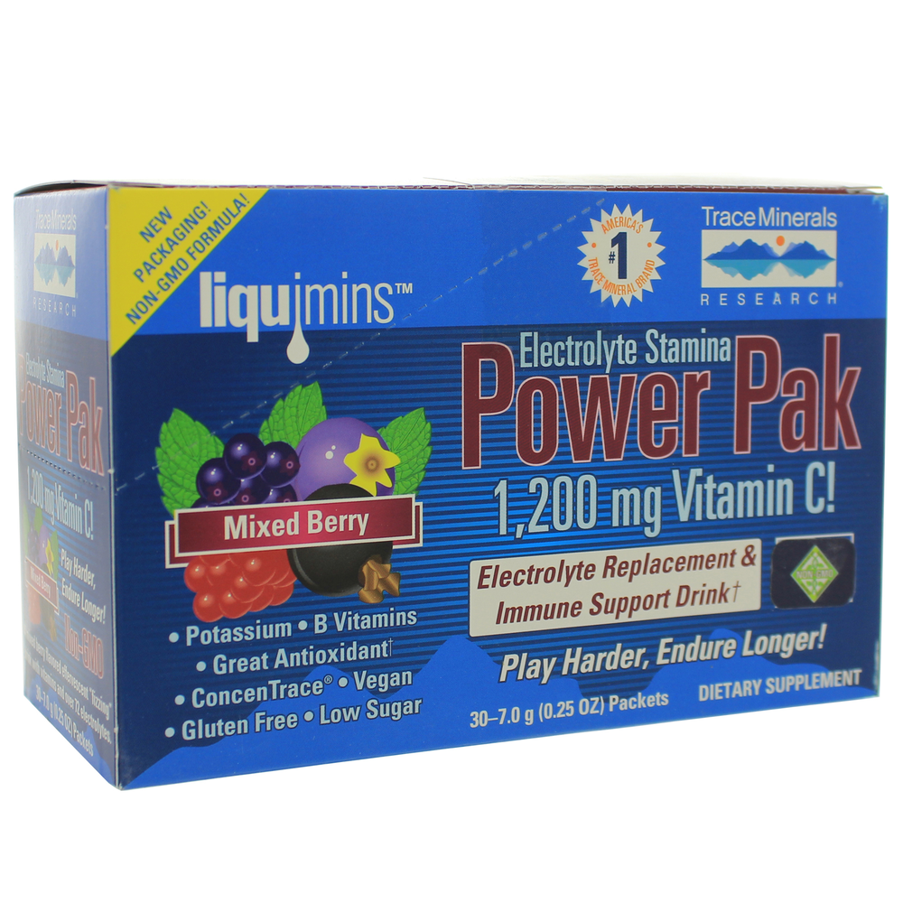Product image for Electrolyte Stamina Power Pak - Non-GMO Mixed Berry.