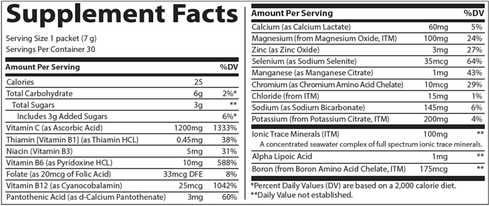 Product image for Electrolyte Stamina Power Pak - Non-GMO Mixed Berry.