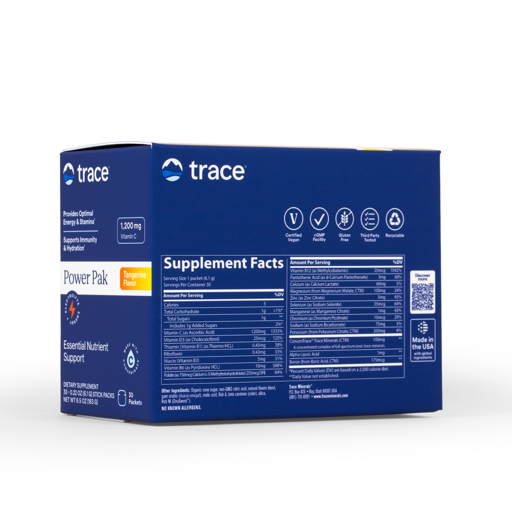 Product image for Electrolyte Stamina Power Pak - Non-GMO Tangerine.