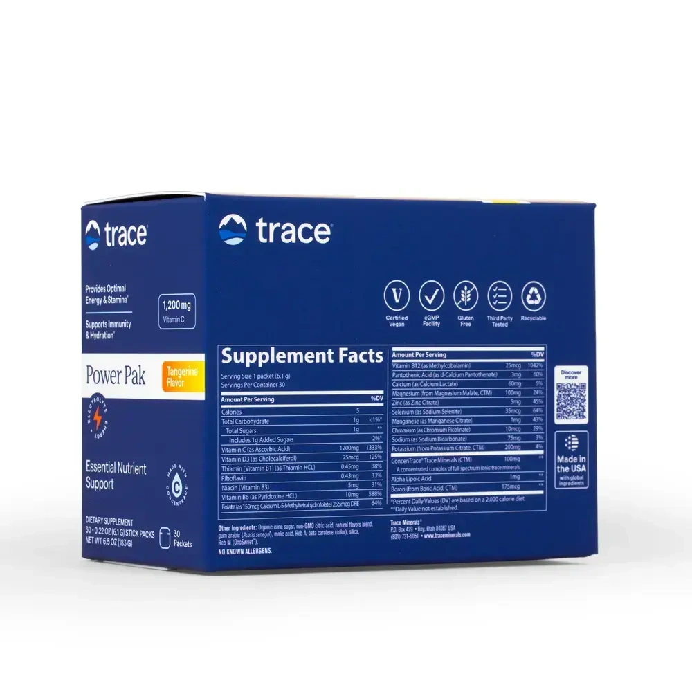 Product image for Electrolyte Stamina Power Pak - Non-GMO Tangerine.