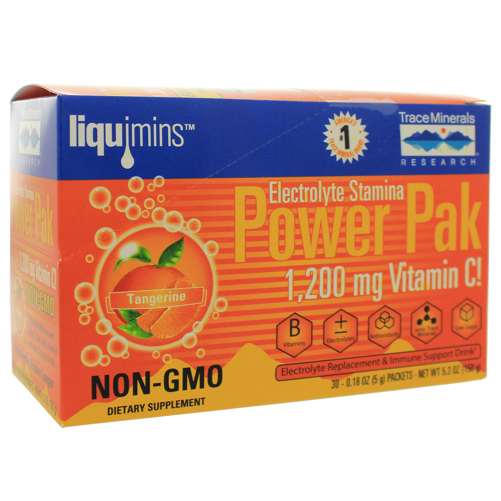 Product image for Electrolyte Stamina Power Pak - Non-GMO Tangerine.