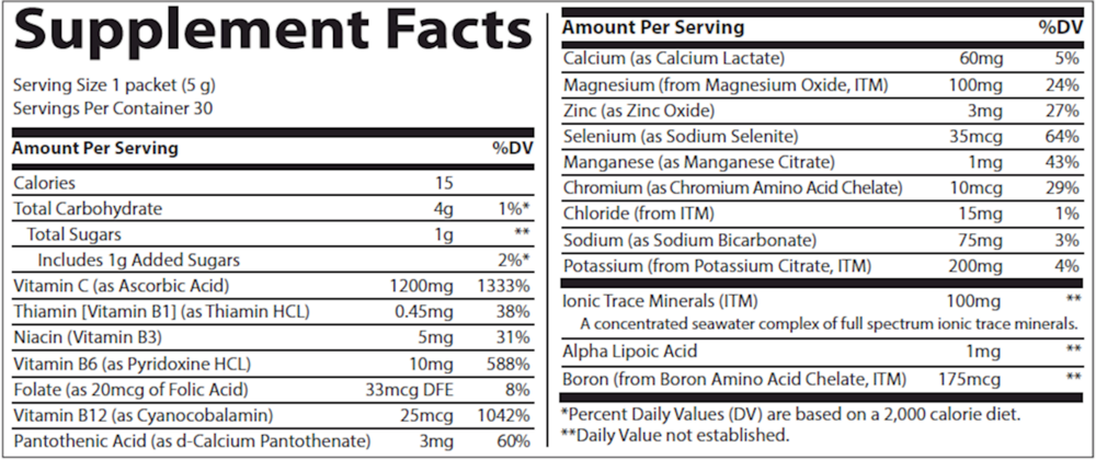 Product image for Electrolyte Stamina Power Pak - Non-GMO Tangerine.