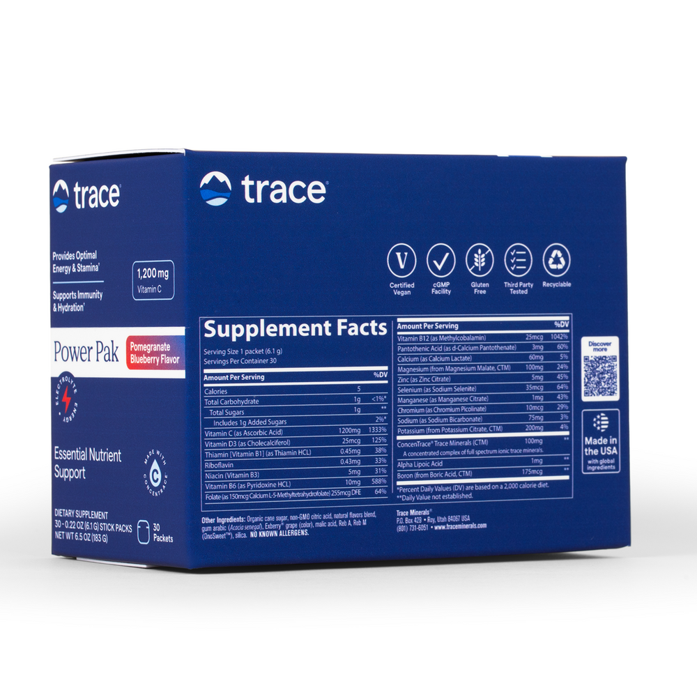 Product image for Electrolyte Stamina Power Pak - Non-GMO Pom-Blueberry.