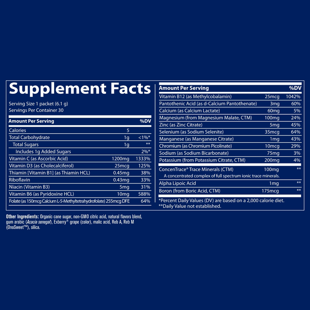 Product image for Electrolyte Stamina Power Pak - Non-GMO Pom-Blueberry.