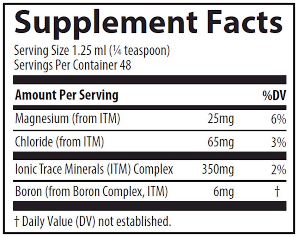 Product image for Liquid Ionic Boron 6mg.