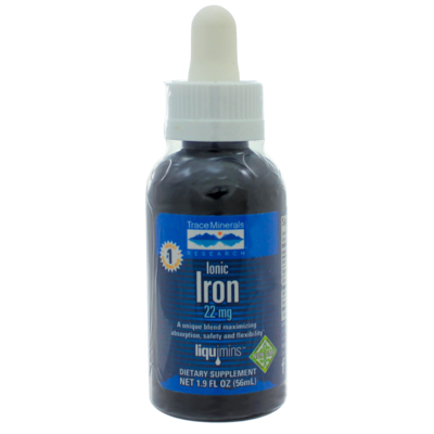 Liquid Ionic Iron 22mg 56 Milliliters