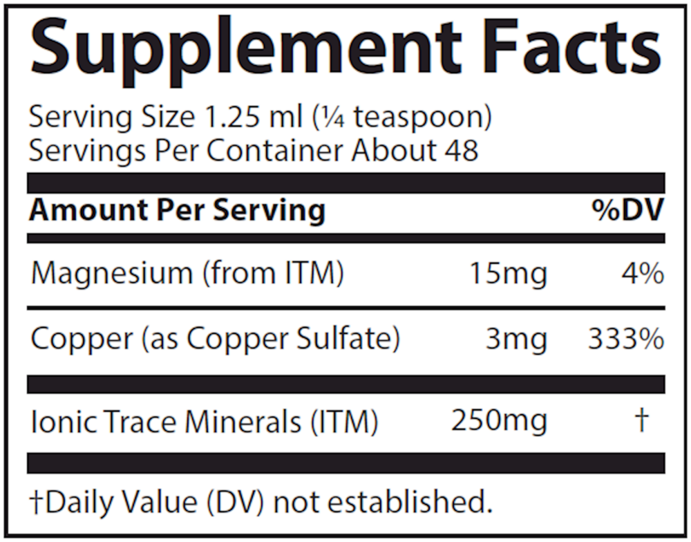 Product image for Liquid Ionic Copper.