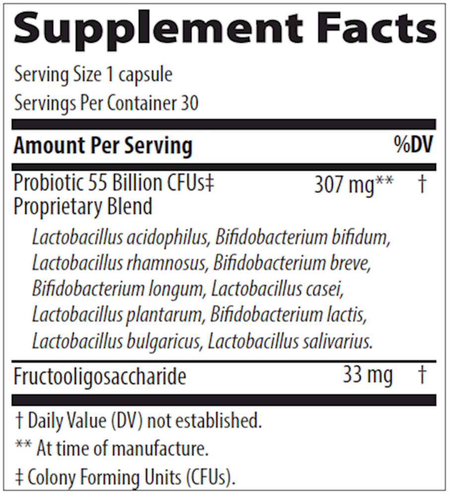 Product image for Probiotic 55 Billion.