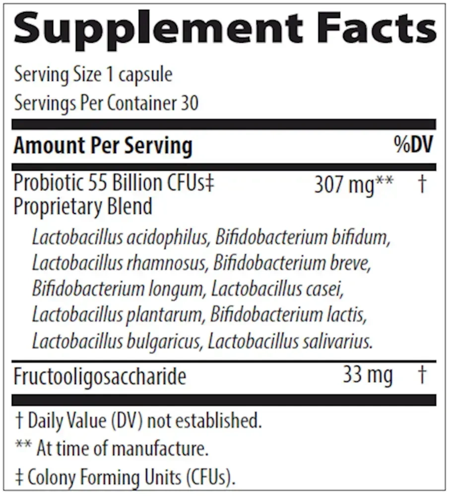 Product image for Probiotic 55 Billion.