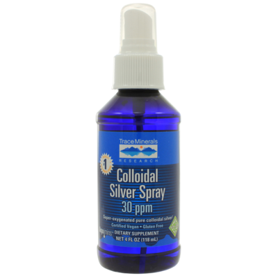 Colloidal Silver Spray 30PPM 118 Milliliters