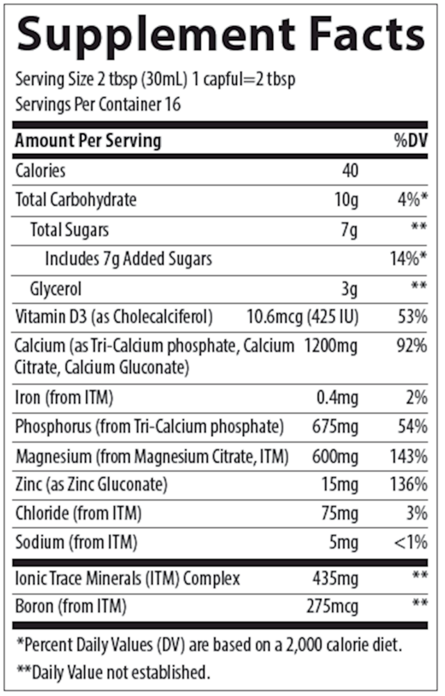 Product image for Liquid Cal/Mag/Zinc - Pina Coloda.