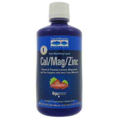 Liquid Cal/Mag/Zinc - Natural Strawberry 946 Milliliters