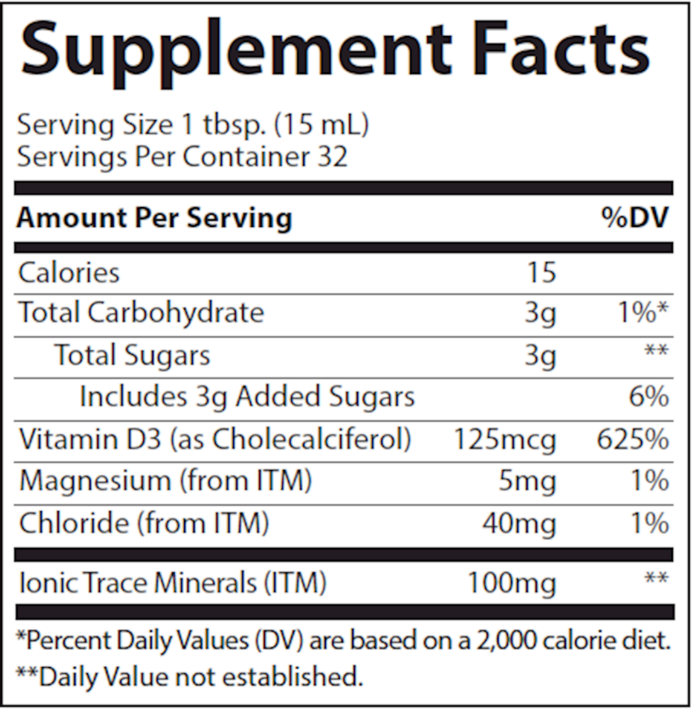 Product image for Liquid Vitamin D3.