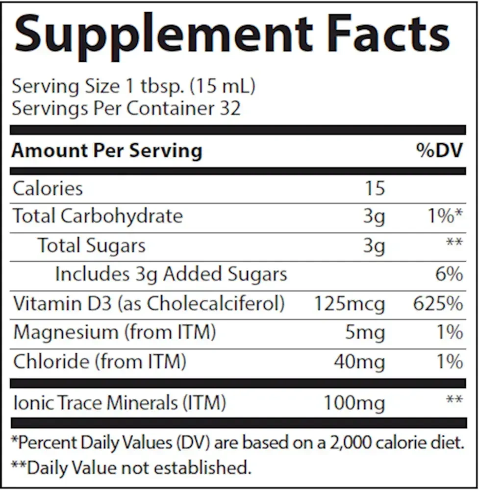 Product image for Liquid Vitamin D3.