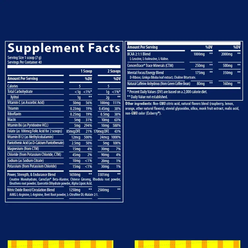 Product image for Pre-Workout Clean Energy Powder.