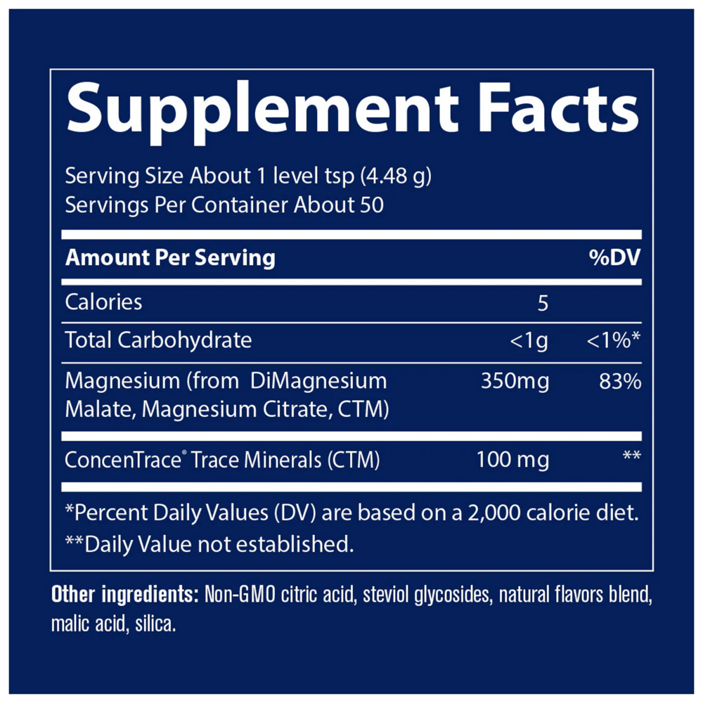Product image for Stress-X Magnesium Powder, Raspberry Lemon.