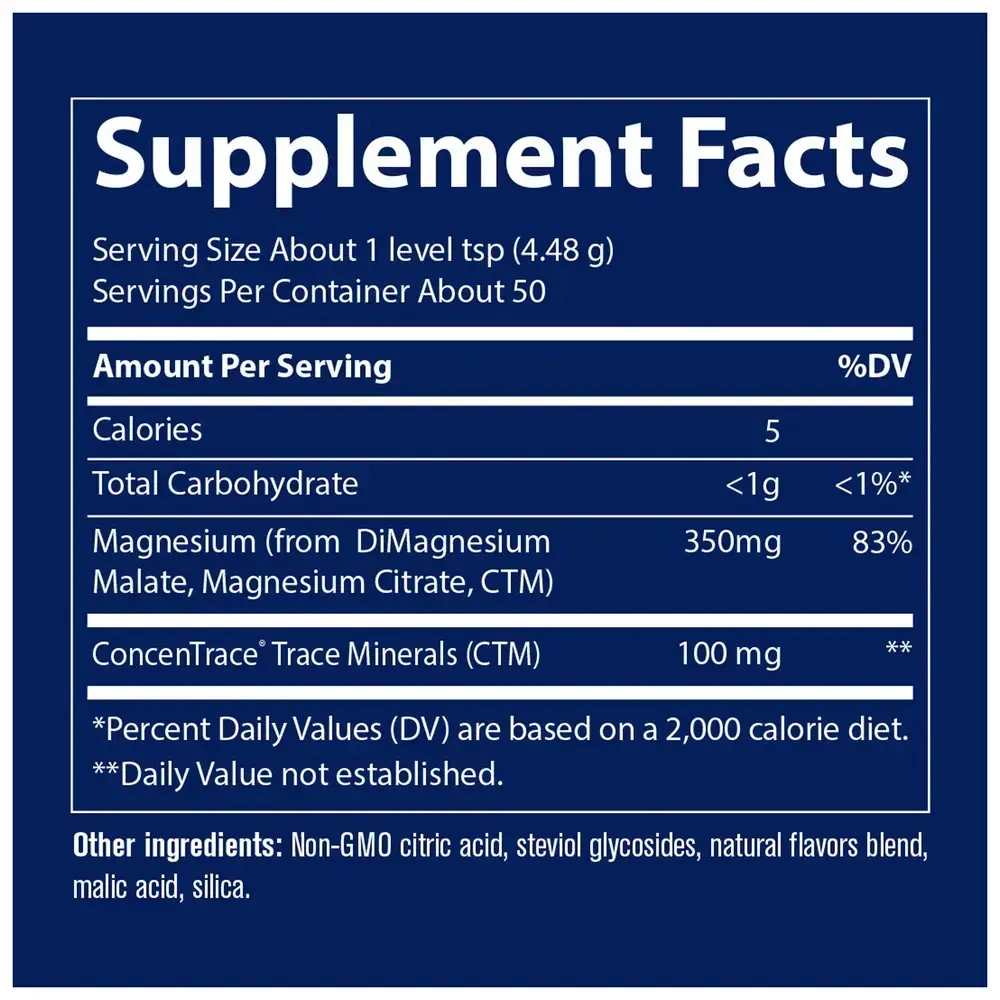 Product image for Stress-X Magnesium Powder, Raspberry Lemon.