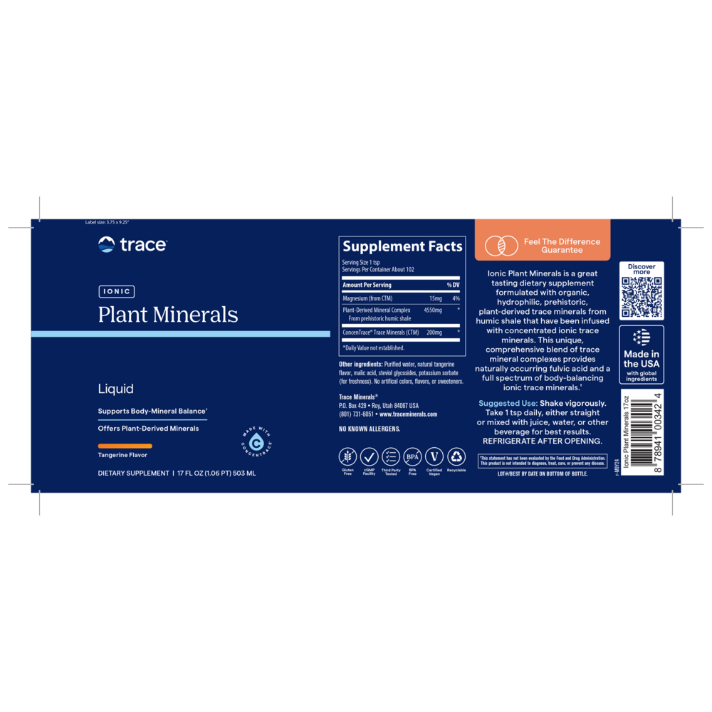 Product image for Liquid Ionic Plant Minerals.