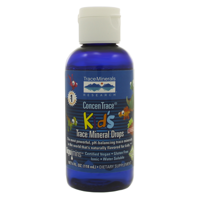 ConcenTrace Kids Trace Mineral Drops (4 Ounces) by Trace Minerals Research