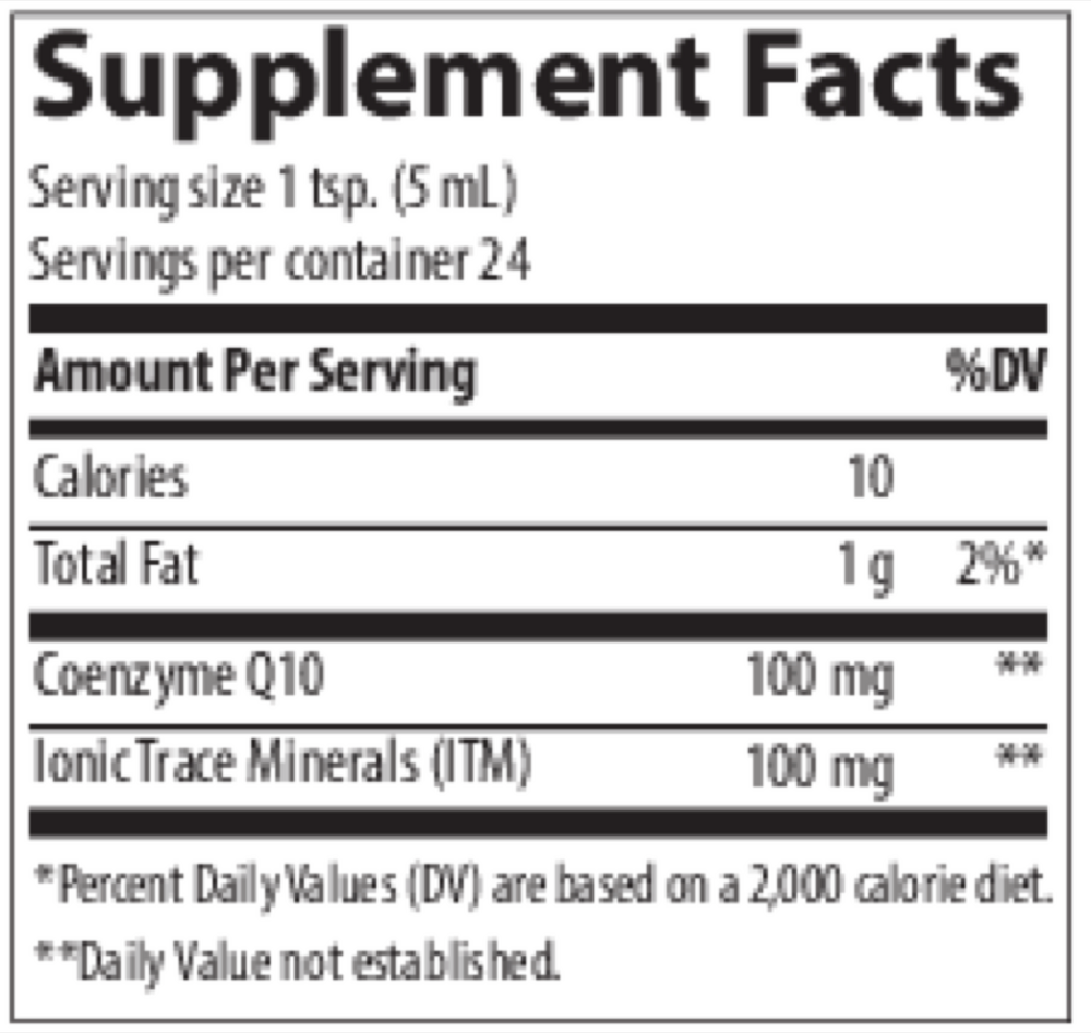 Product image for Liquid CoQ10 - 100mg.