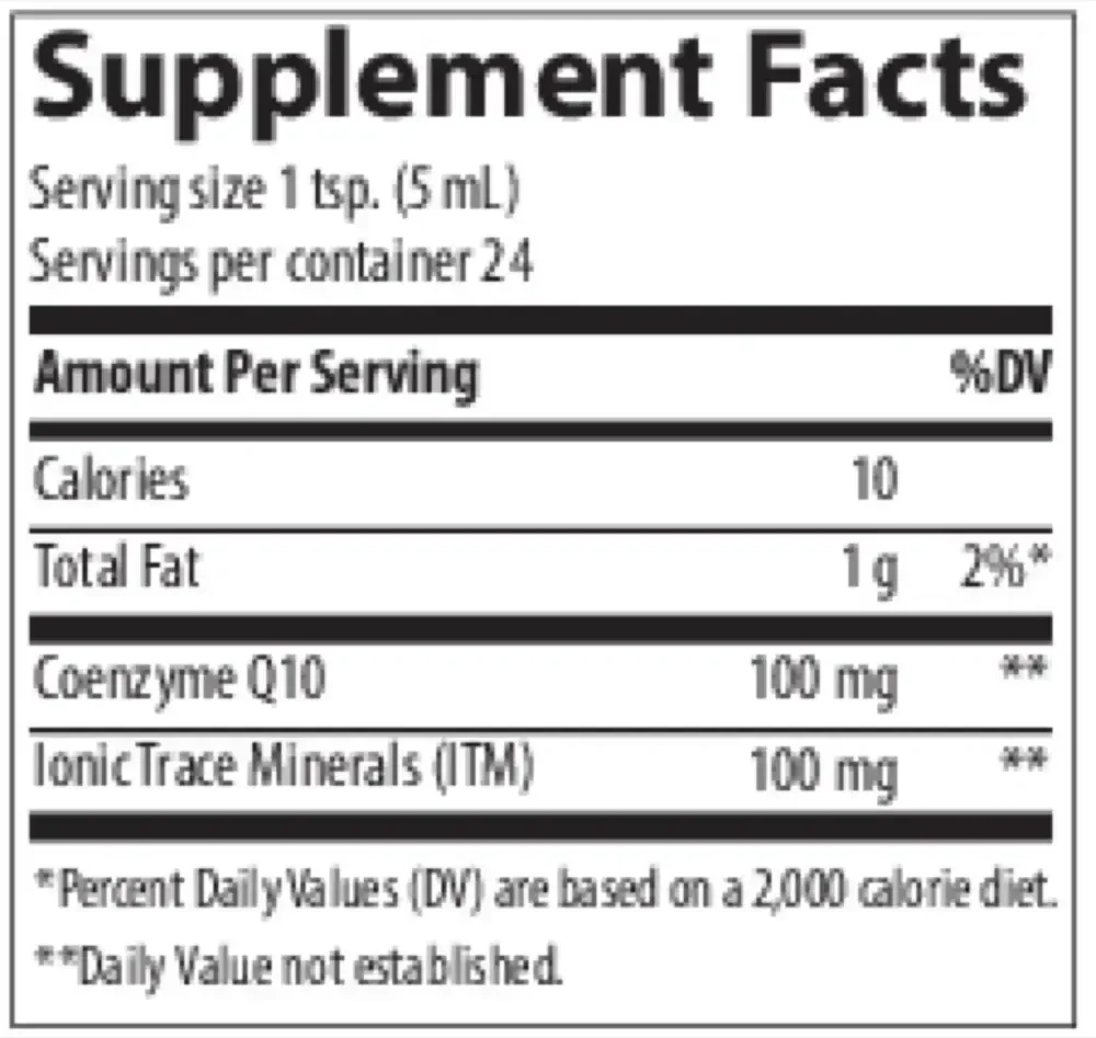 Product image for Liquid CoQ10 - 100mg.