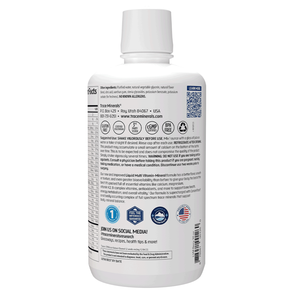 Product image for Liquid Multi Vitamin-Mineral Berry Flavor.