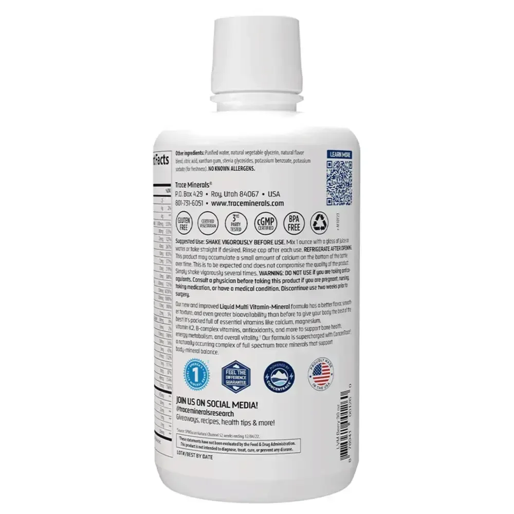 Product image for Liquid Multi Vitamin-Mineral Berry Flavor.