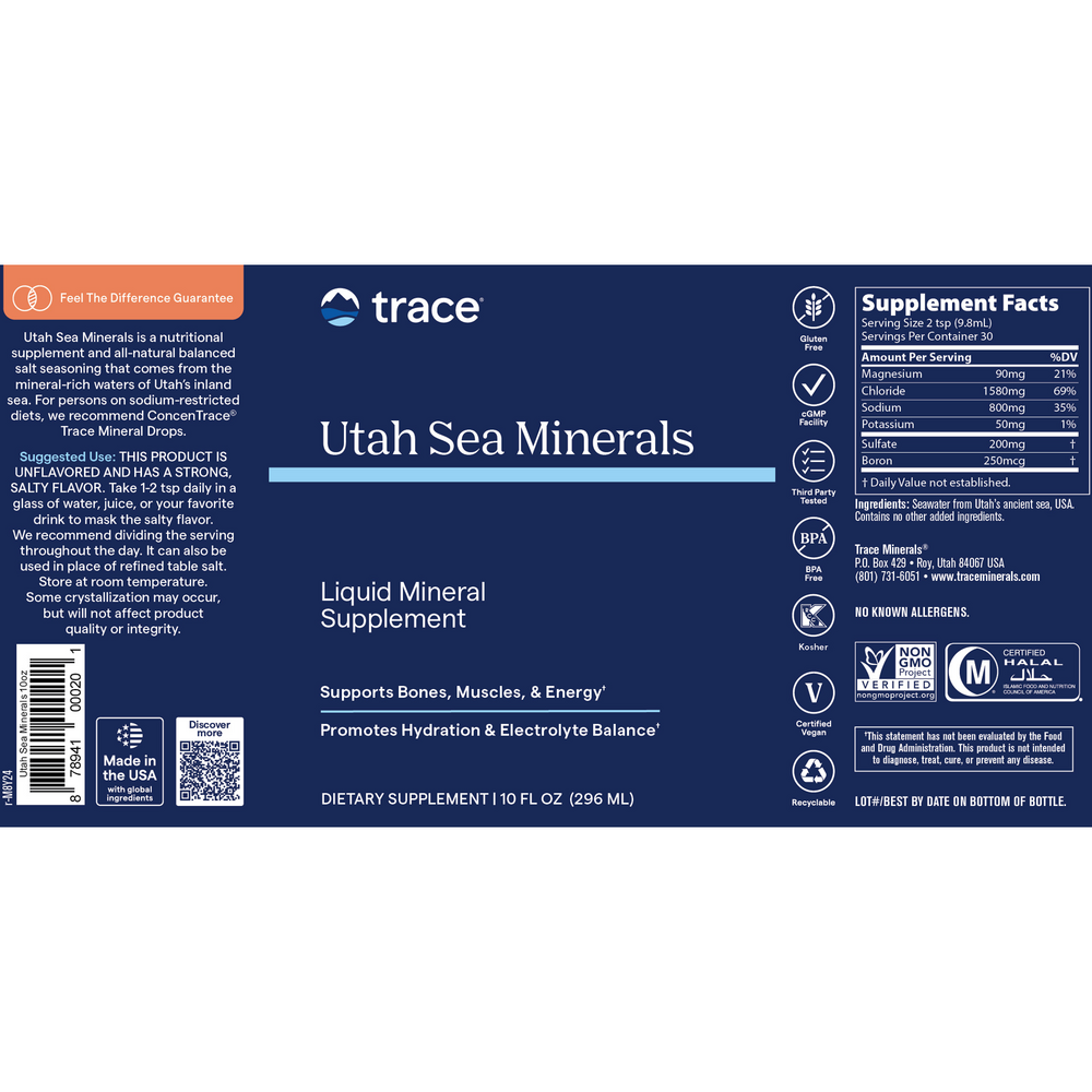 Product image for Utah Sea Minerals.