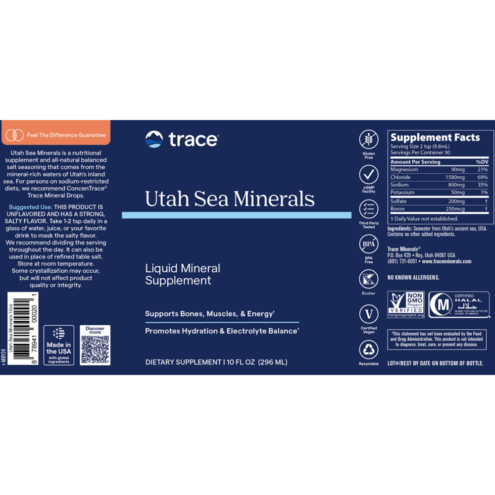 Product image for Utah Sea Minerals.