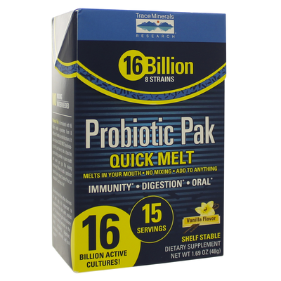 Probiotic Pak 16 Billion Box (15 packets) by Trace Minerals Research