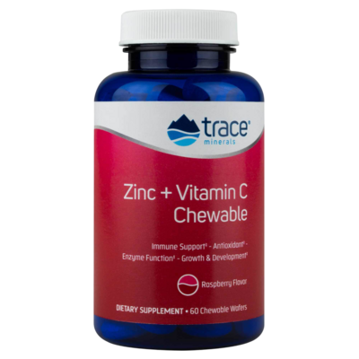 Zinc + Vitamin C Chewable - Raspberry